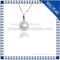 AAA 11-12MM Cute Design Flawless 925 Sterling Silver Pearl Pendant PP007